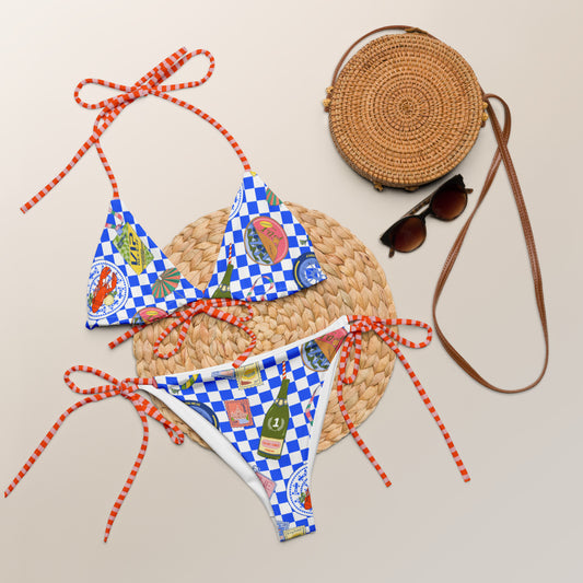 Jetset Summer Deep Blue String Bikini
