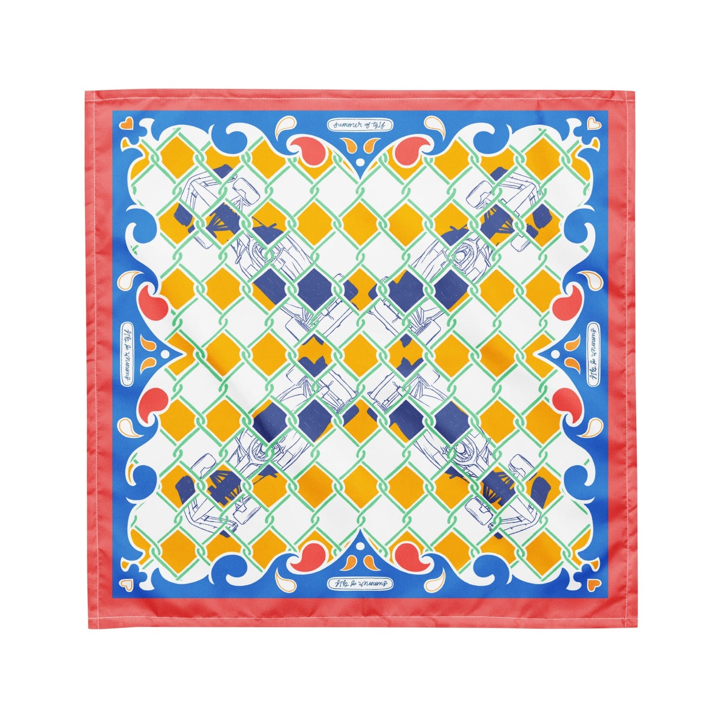 Blue F1 Car Bandana - twogirls1formula