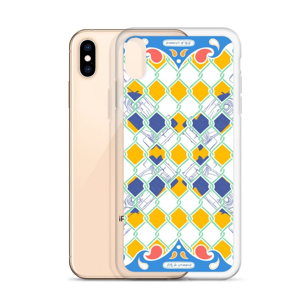 Blue Summer Racing League iPhone Case - twogirls1formula