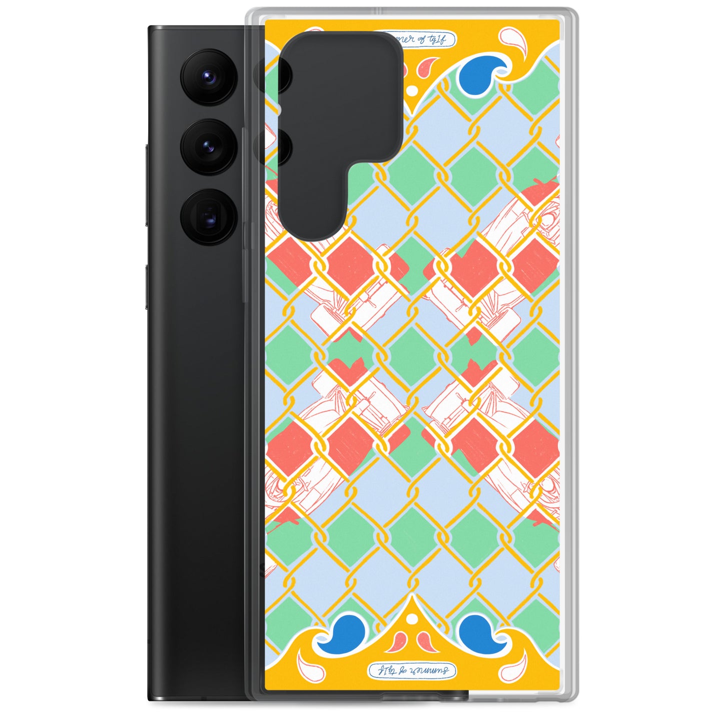 Yellow Summer Racing League Android Phone Case