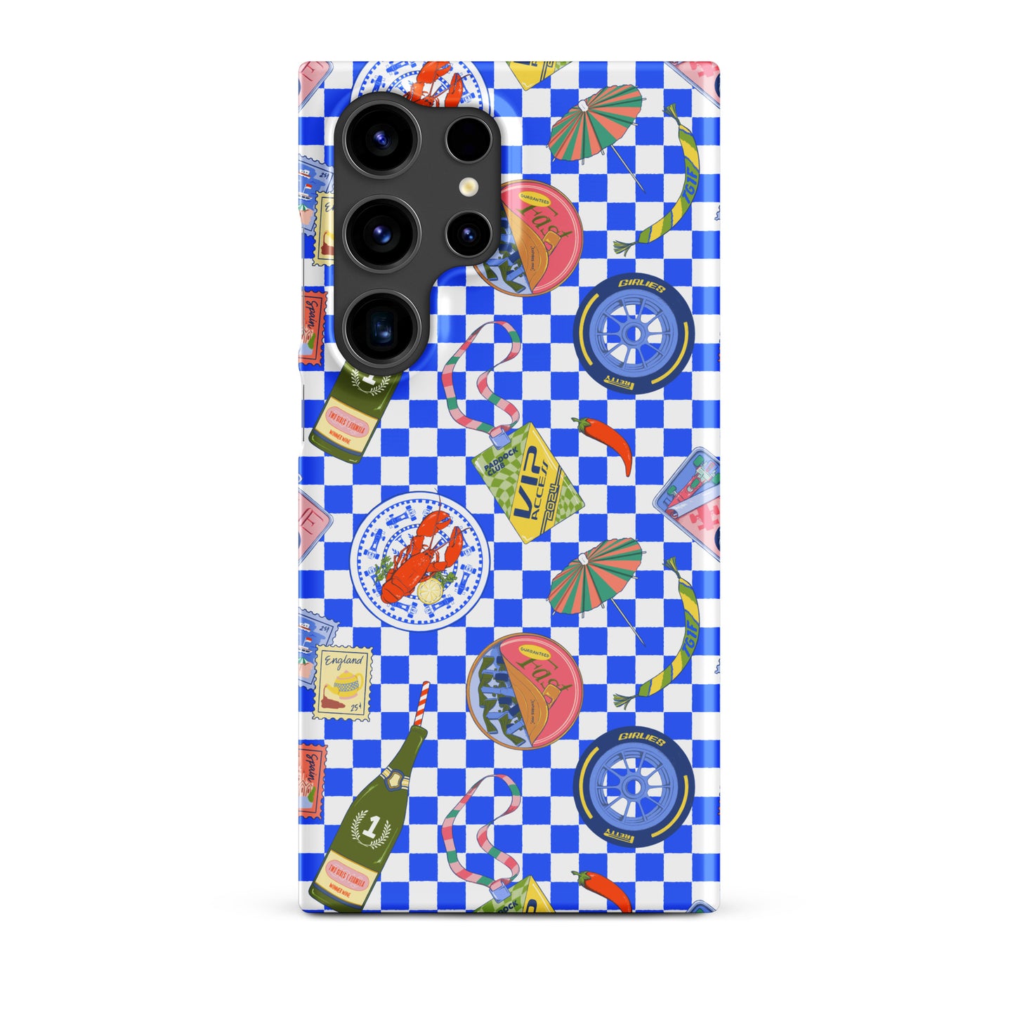 Jetset Deep Blue Picnic Case for Samsung