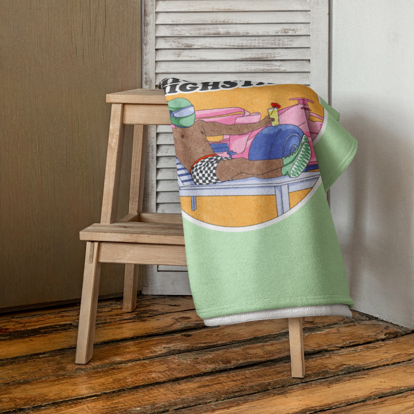 Summer Racing League Beach Towel