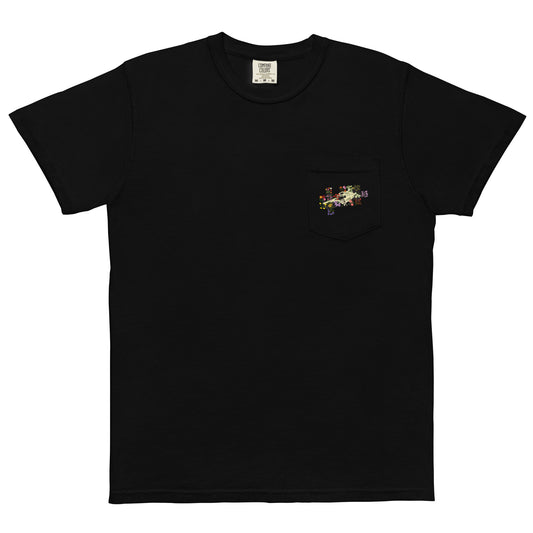 Global Flora Pocket Tee - Dark