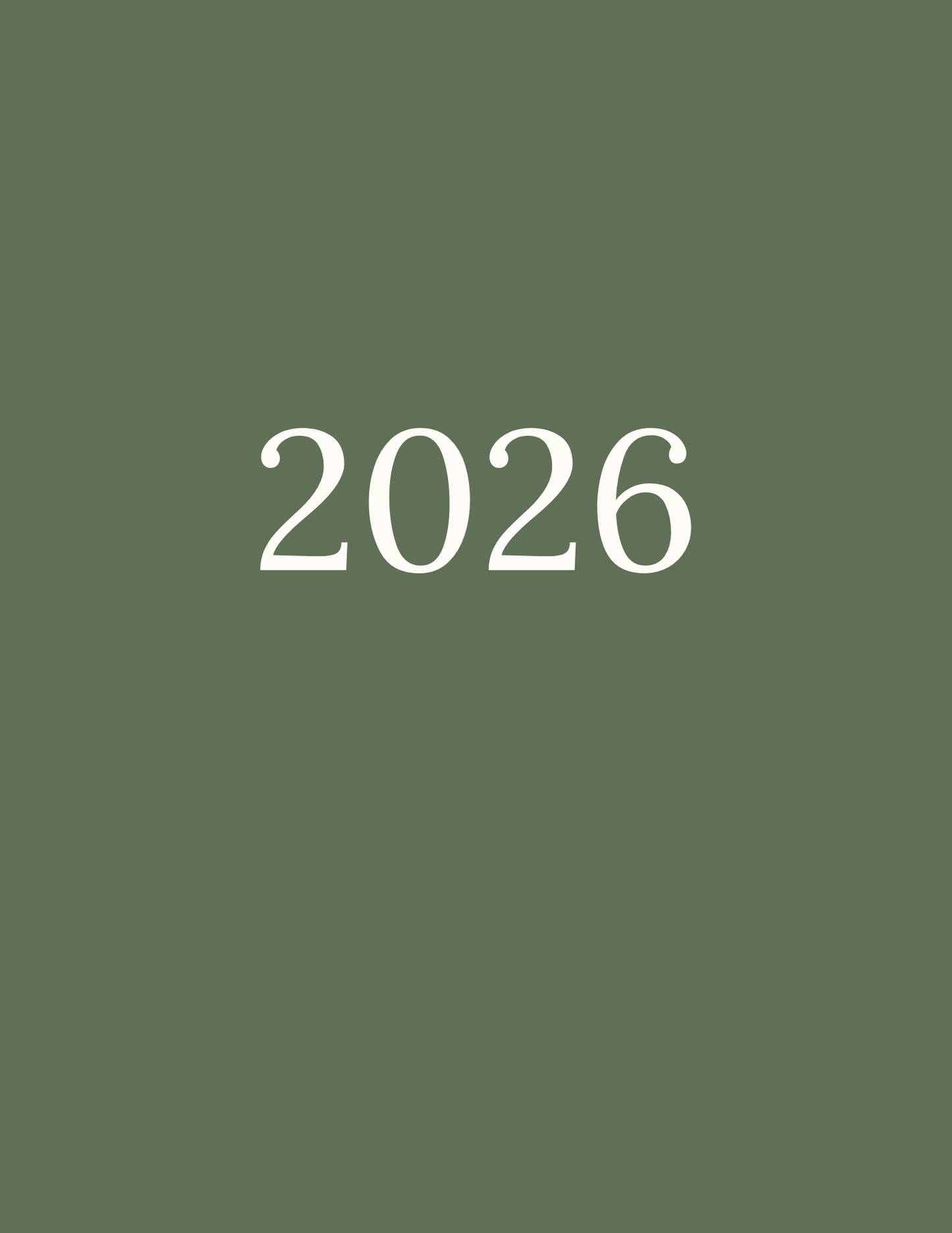 2026 Planner - Digital Download