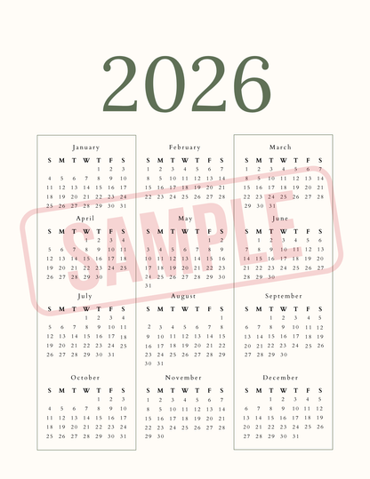 2026 Planner - Digital Download