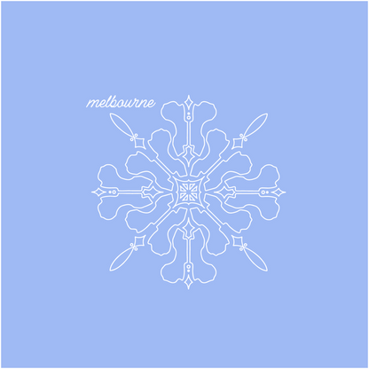 Melbourne Trackflake Ornament