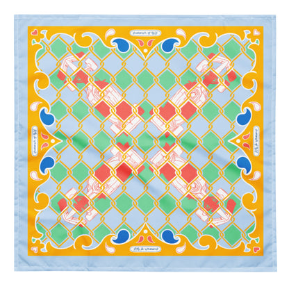 Yellow F1 Car bandana