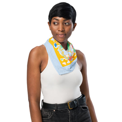 Yellow F1 Car bandana
