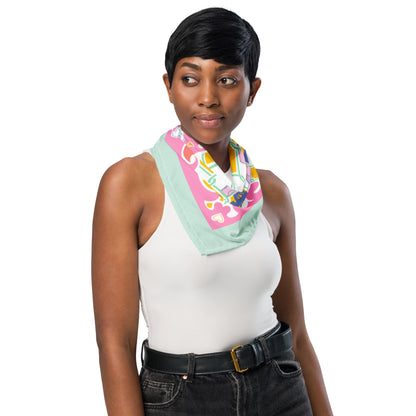 Pink F1 Car bandana