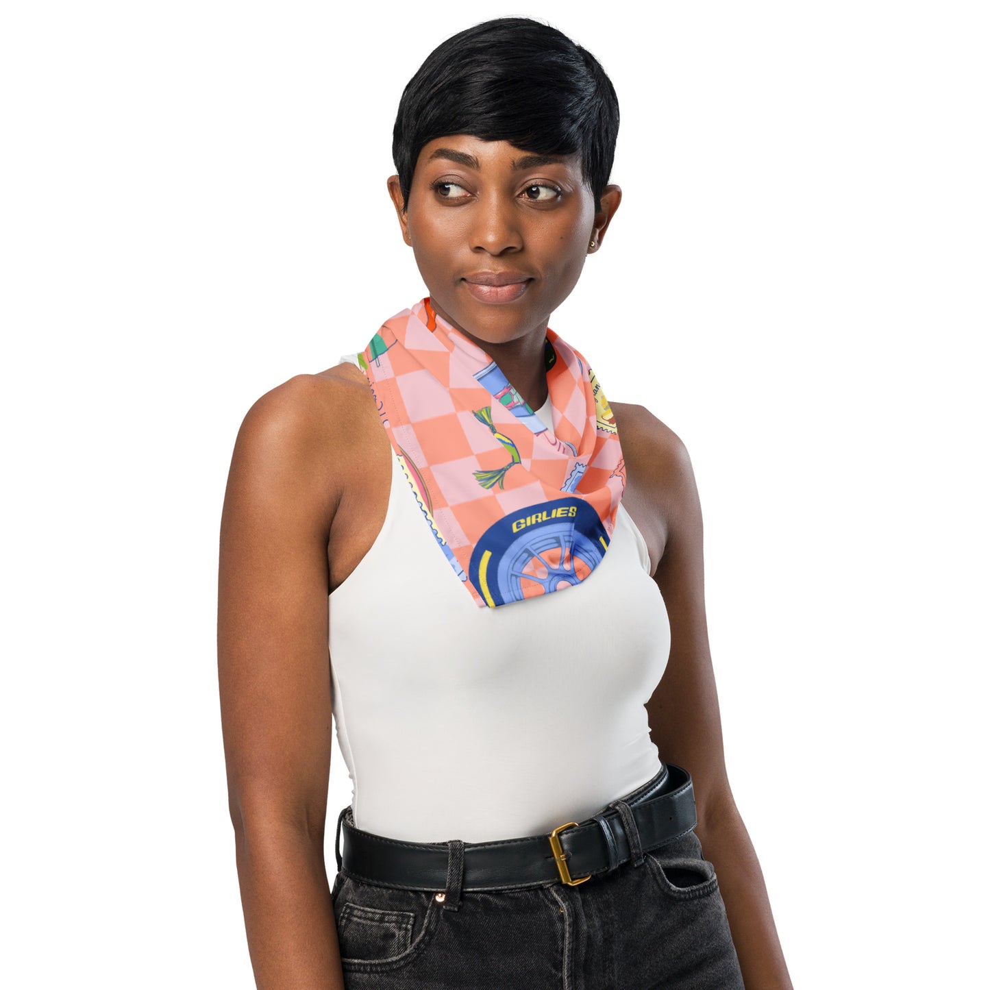 Jetset Summer Pink Picnic Scarf