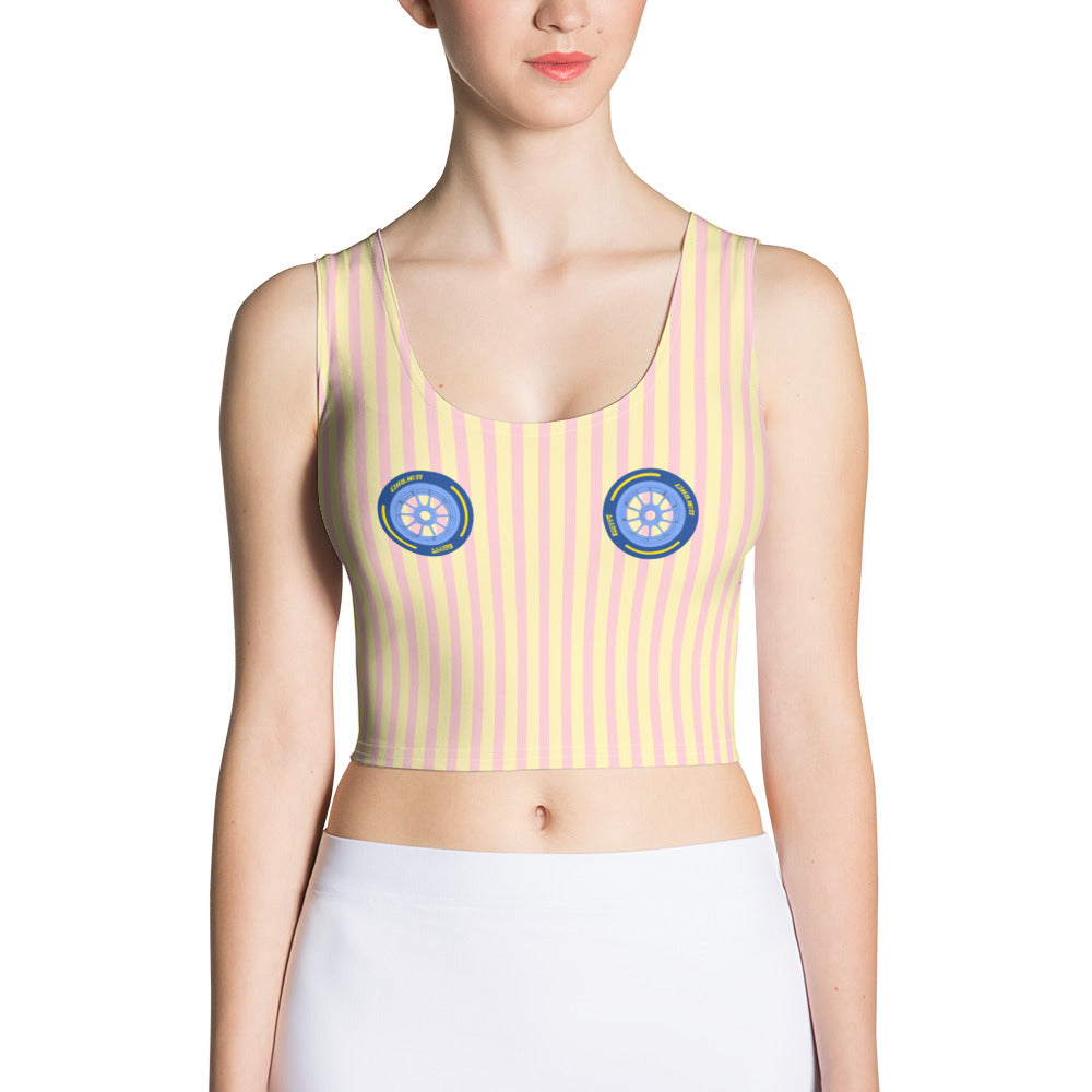 Jetset Tire Nips Pink Stripe Tank