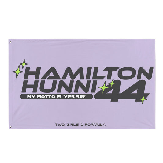 Lewis Hamilton Fan Girl Flag