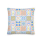 Jetset Tiles Throw Pillow