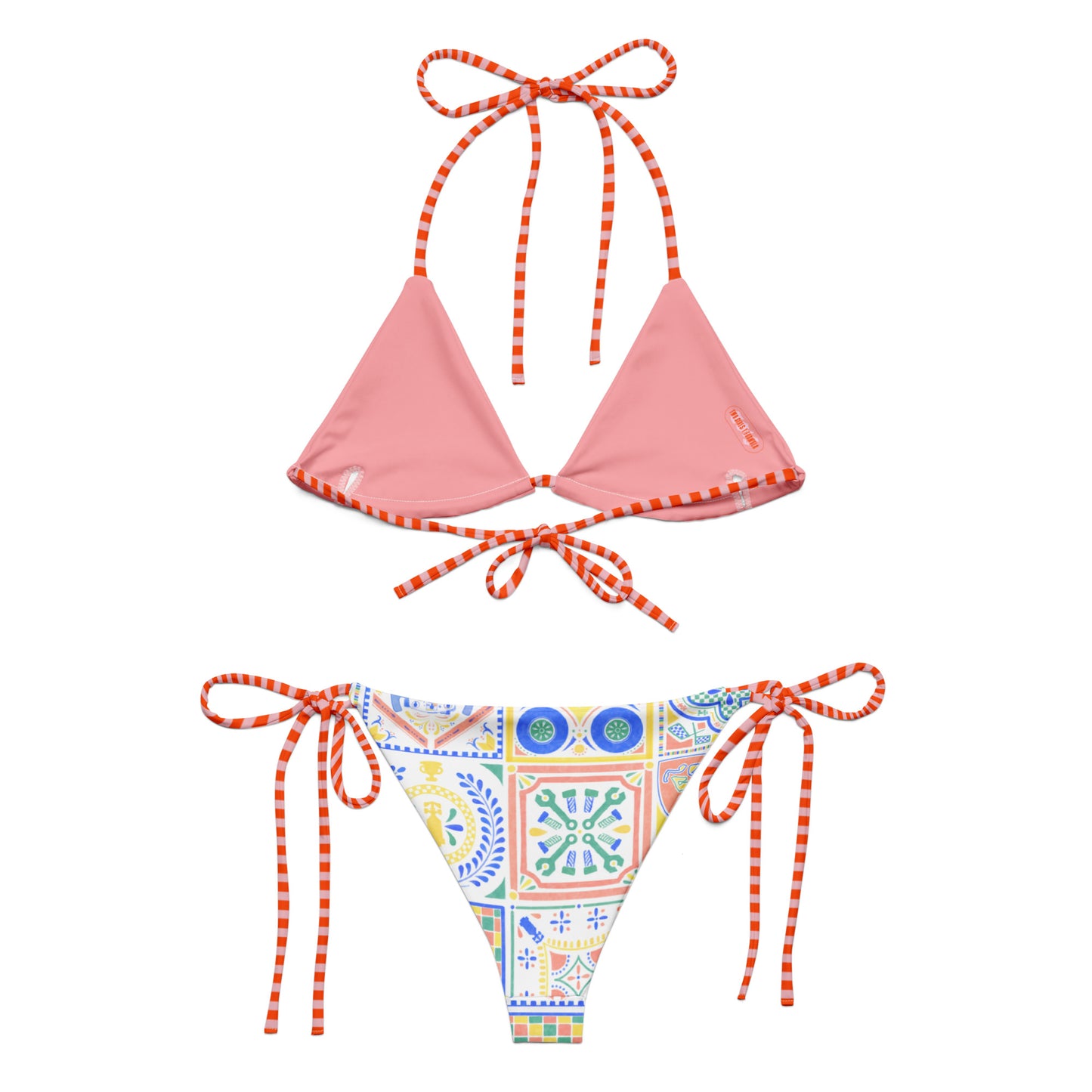 Jetset Tiles String Bikini