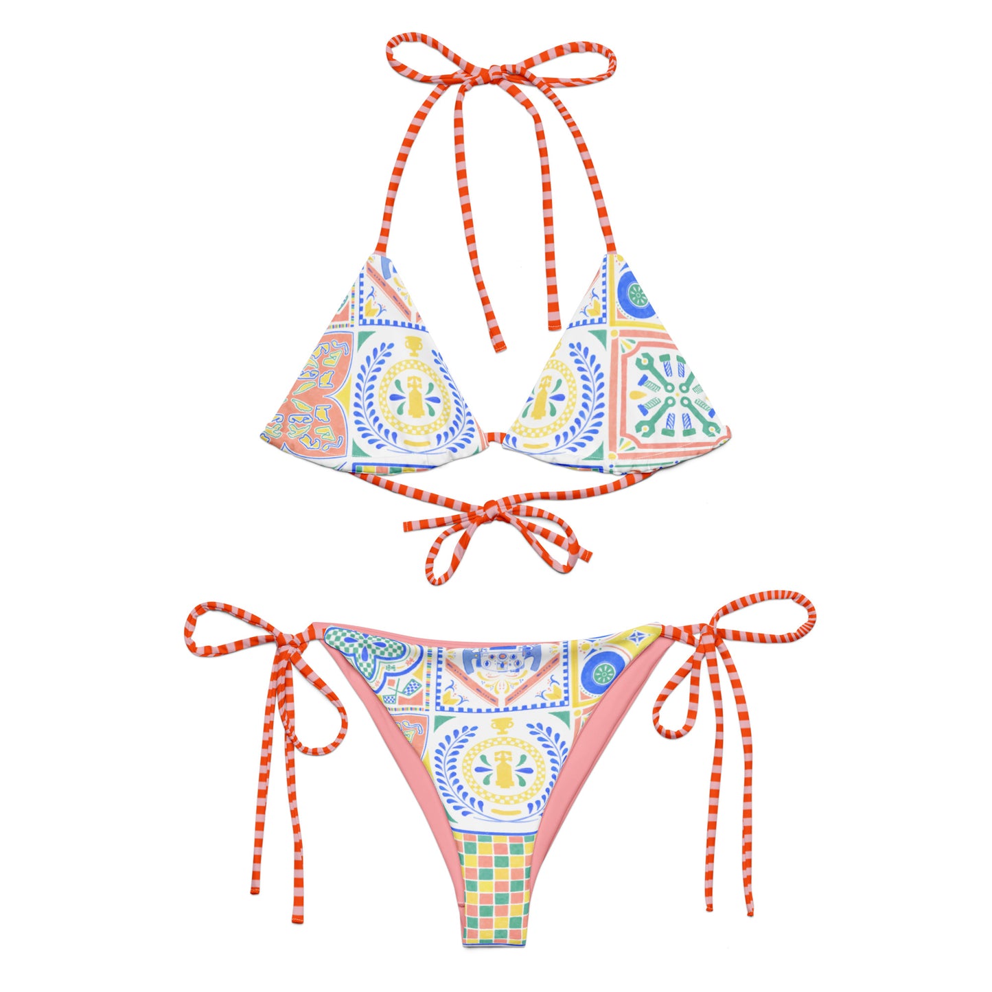 Jetset Tiles String Bikini