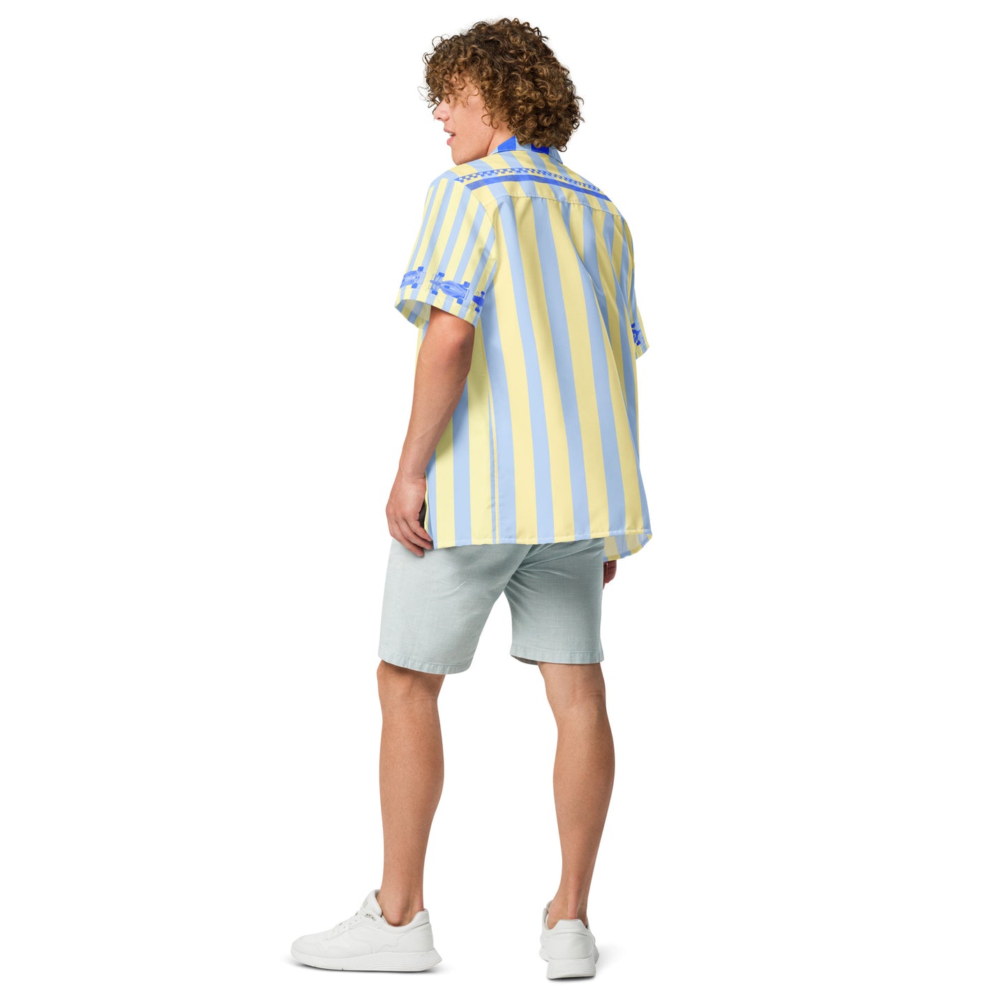 Jetset Vintage Racing Party Shirt Cabana Stripe