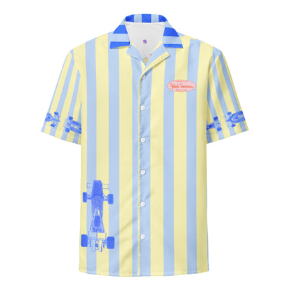 Jetset Vintage Racing Party Shirt Cabana Stripe