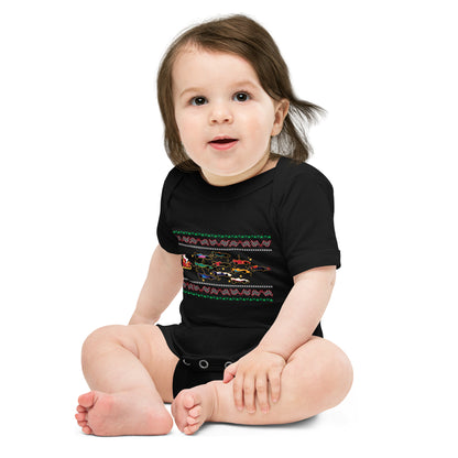F1 Sleigh Ride Baby Onesie