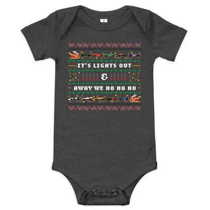 Lights Out and Away We Ho Ho Ho Onesie