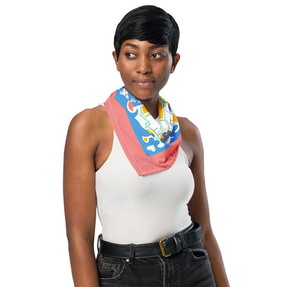Blue F1 Car Bandana - twogirls1formula