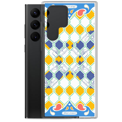 Blue Summer Racing League Android Phone Case - twogirls1formula