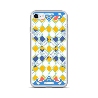 Blue Summer Racing League iPhone Case - twogirls1formula