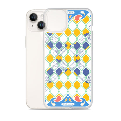 Blue Summer Racing League iPhone Case - twogirls1formula