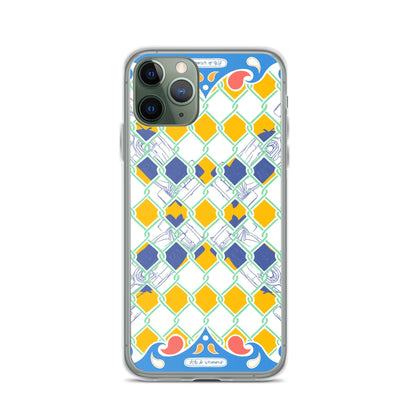 Blue Summer Racing League iPhone Case - twogirls1formula