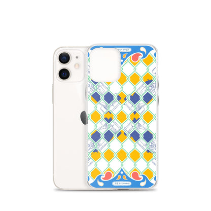 Blue Summer Racing League iPhone Case - twogirls1formula