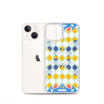 Blue Summer Racing League iPhone Case - twogirls1formula