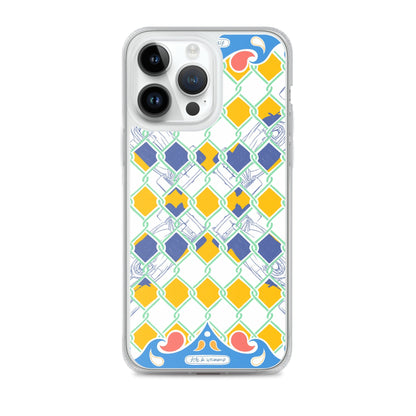Blue Summer Racing League iPhone Case - twogirls1formula