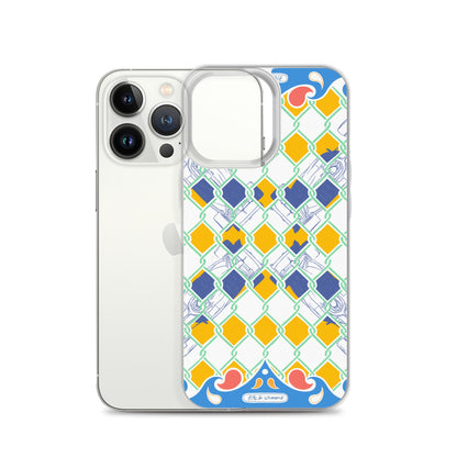 Blue Summer Racing League iPhone Case - twogirls1formula