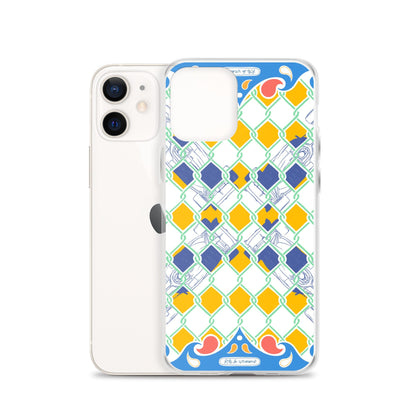 Blue Summer Racing League iPhone Case - twogirls1formula