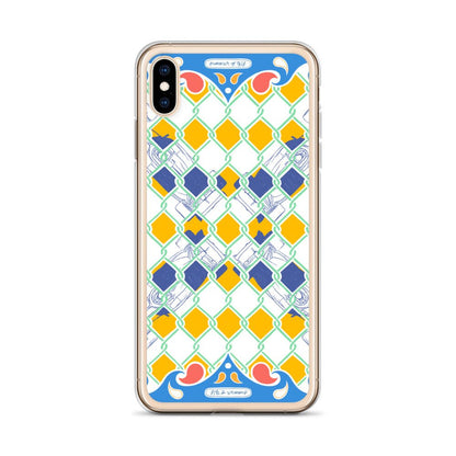 Blue Summer Racing League iPhone Case - twogirls1formula