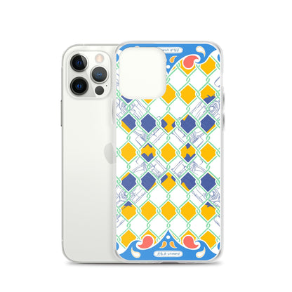 Blue Summer Racing League iPhone Case - twogirls1formula