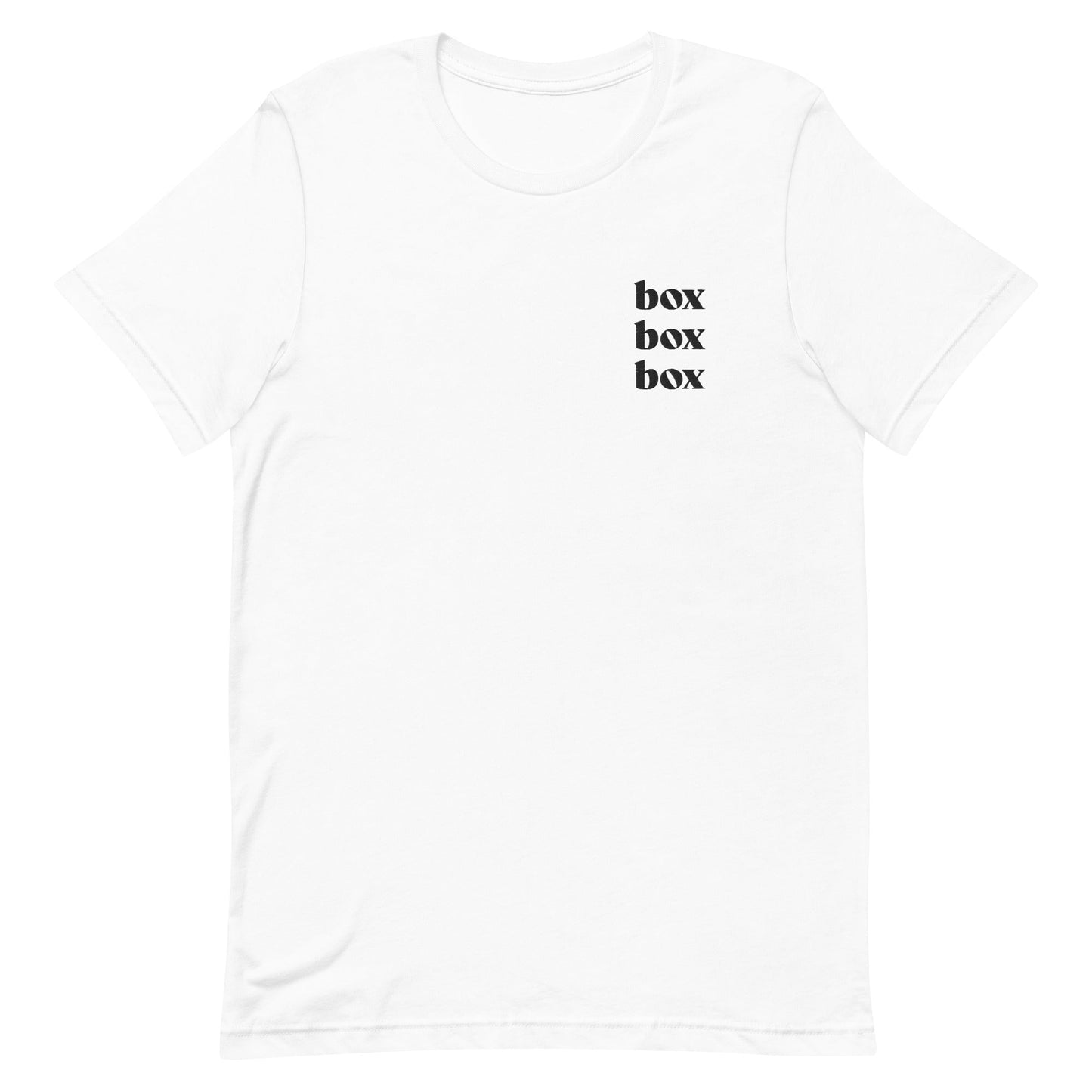 Box Box Box Embroidered Tee - twogirls1formula