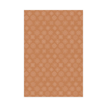 Caramel Trackflakes Wrapping Paper - twogirls1formula