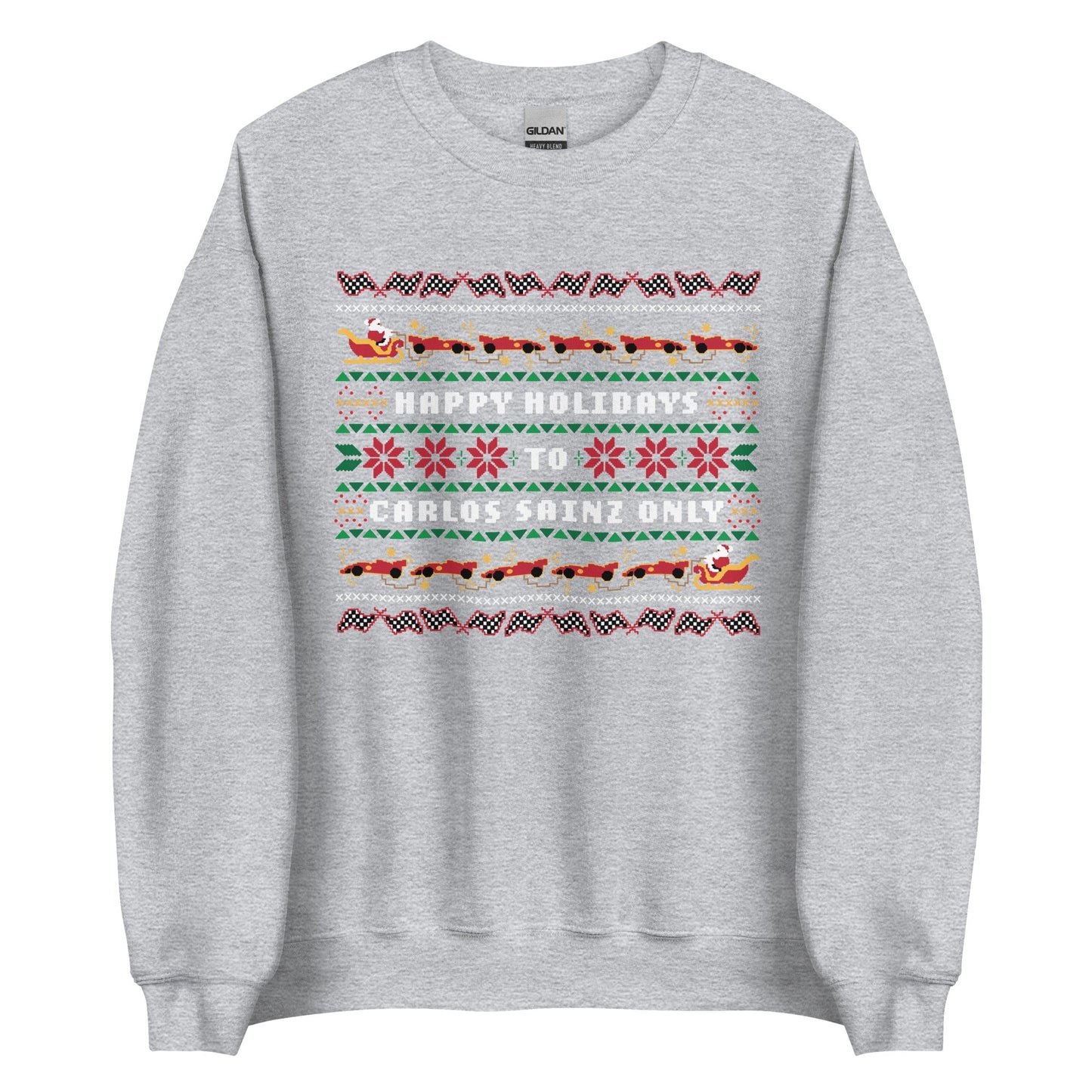 Carlos Sainz Holiday Sweater - twogirls1formula