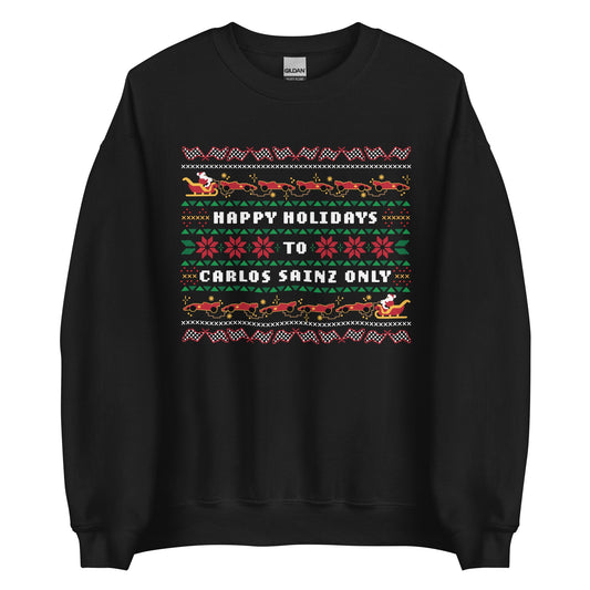 Carlos Sainz Holiday Sweater - twogirls1formula