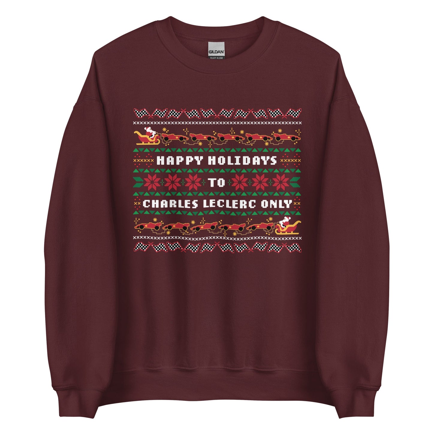 Charles Leclerc Holiday Sweater - twogirls1formula