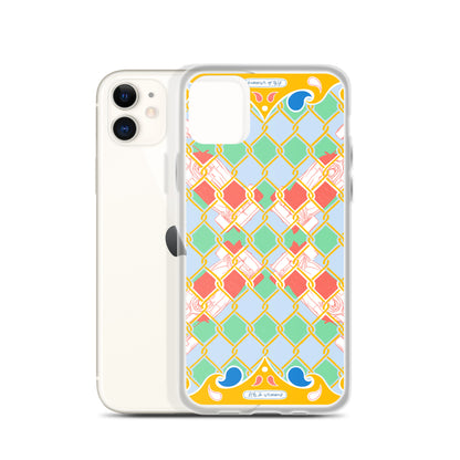 Yellow Summer Racing League iPhone Case