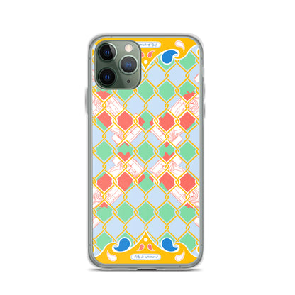 Yellow Summer Racing League iPhone Case