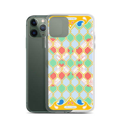 Yellow Summer Racing League iPhone Case