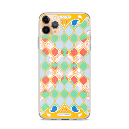 Yellow Summer Racing League iPhone Case