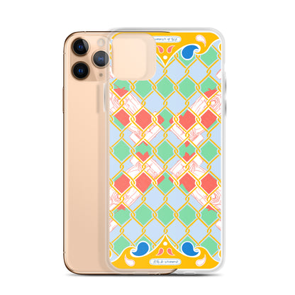 Yellow Summer Racing League iPhone Case
