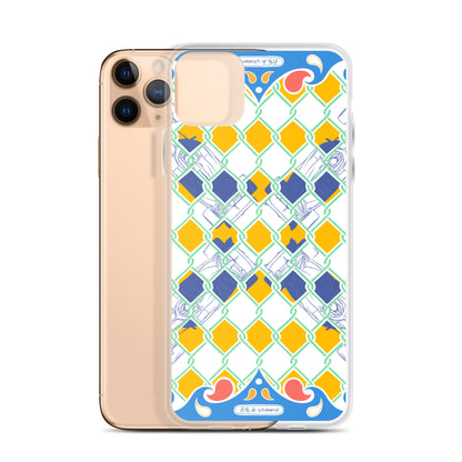 Blue Summer Racing League iPhone Case - twogirls1formula