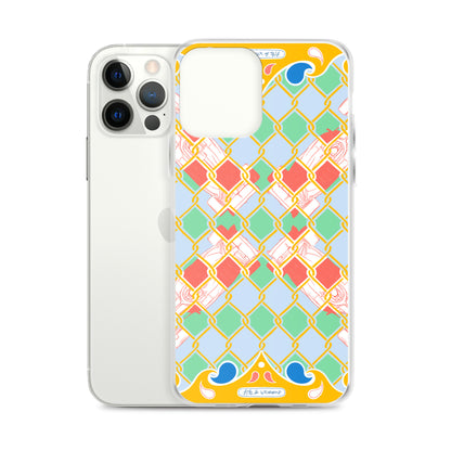 Yellow Summer Racing League iPhone Case