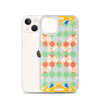 Yellow Summer Racing League iPhone Case