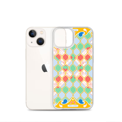 Yellow Summer Racing League iPhone Case