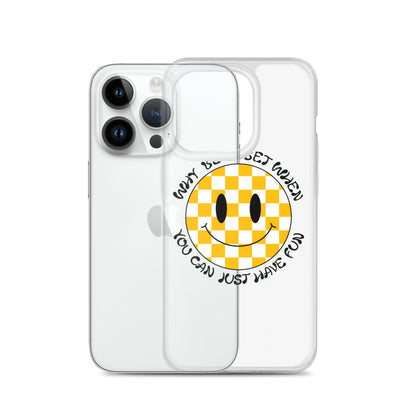 "Just Have Fun" iPhone Case - twogirls1formula